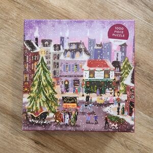 Galison 1,000 Piece Joy Laforme Christmas Square Puzzle